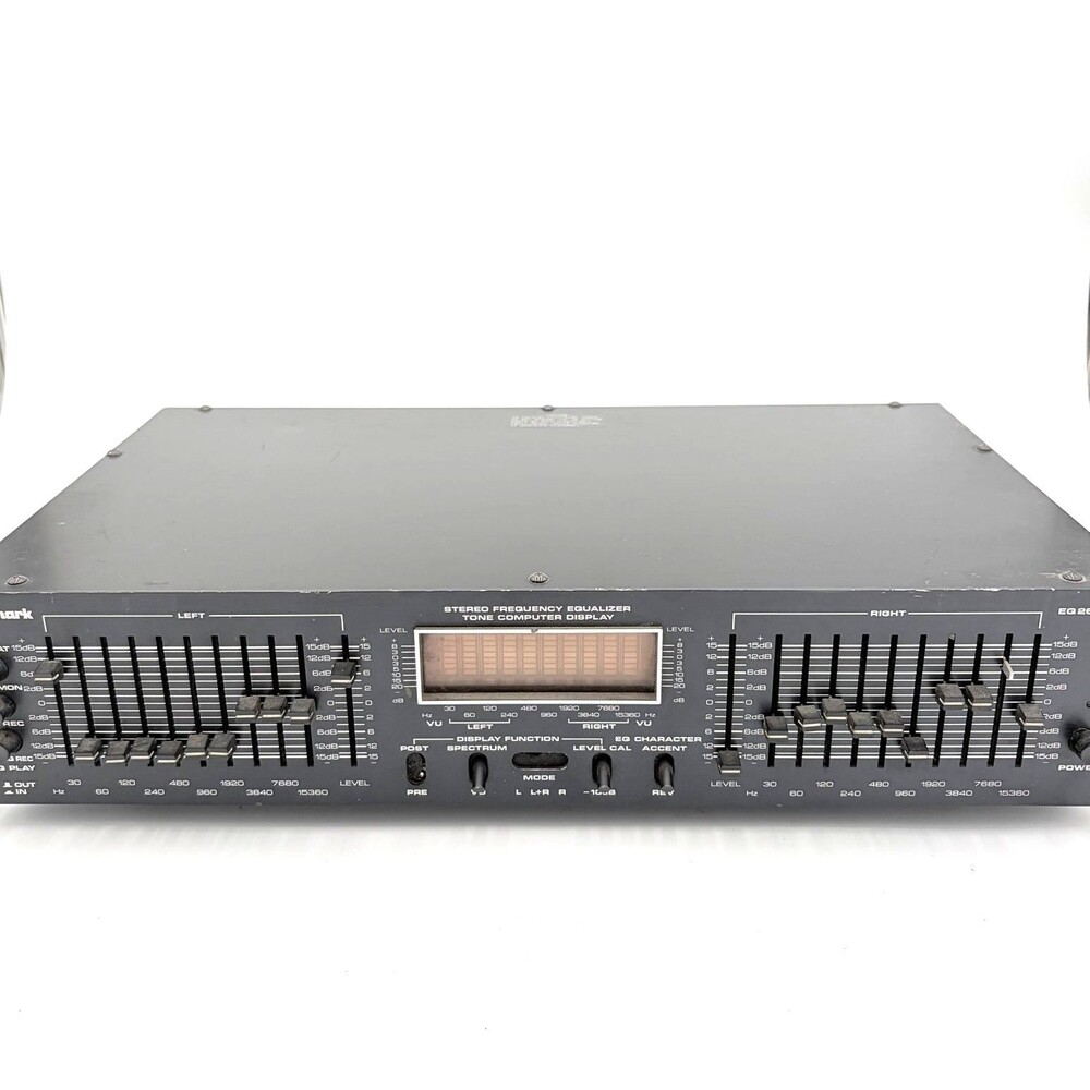 Numark EQ2600 Stereo Graphic Equalizer Spectrum Display Powers On Vintage Audio